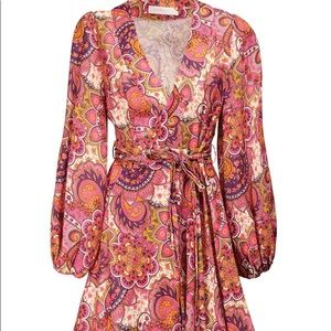 Zimmerman Short Wrap Dress Perfect Condition